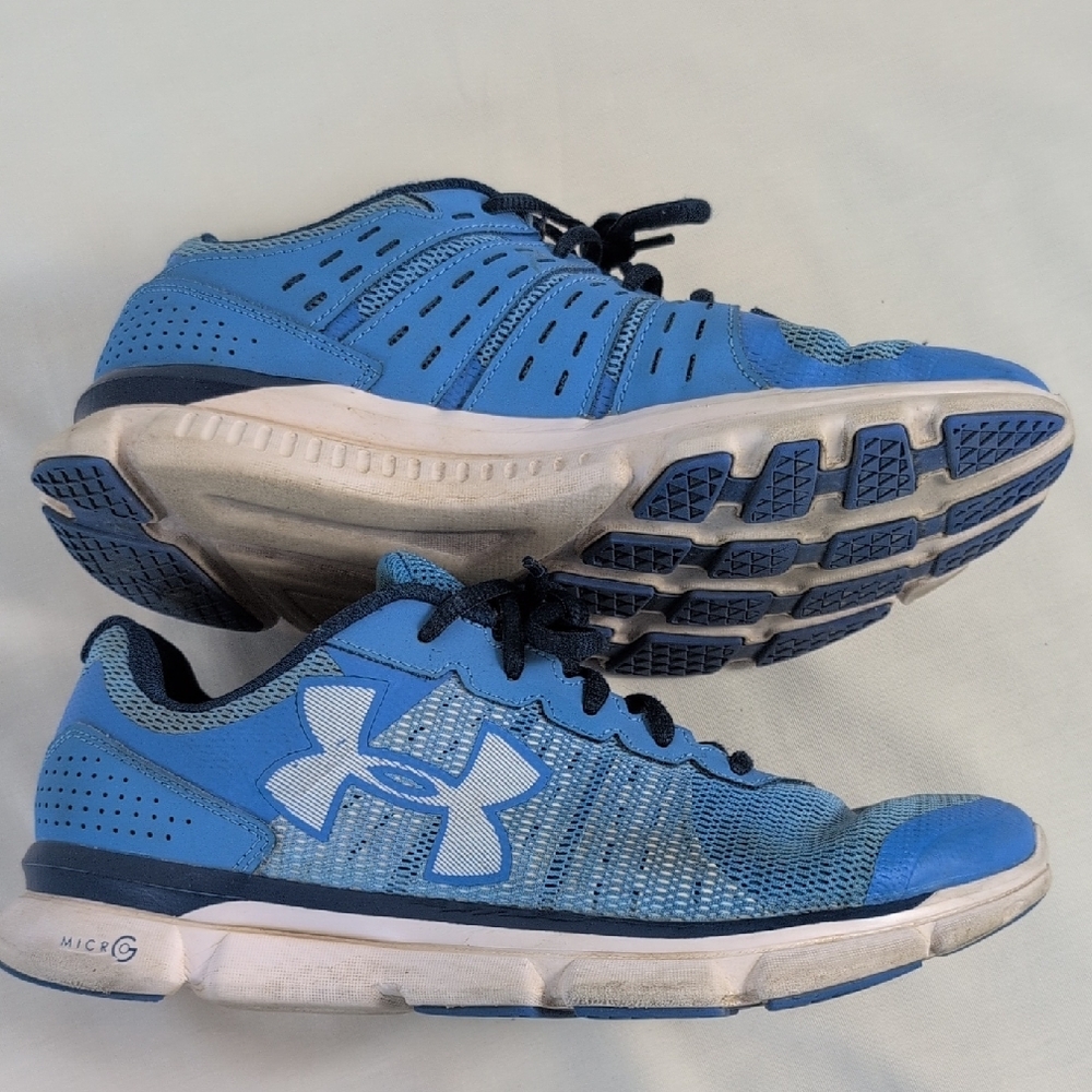 Under Armour Blue Mesh Sneakers